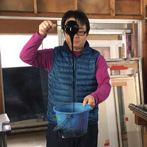 印刷じゃなくって染めなんです！酒田の斎染（さいぞめ）さんで手ぬぐいを染めてきました！