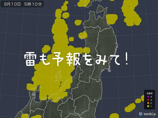 雷がすごくって…パソコン関係は無事かな？