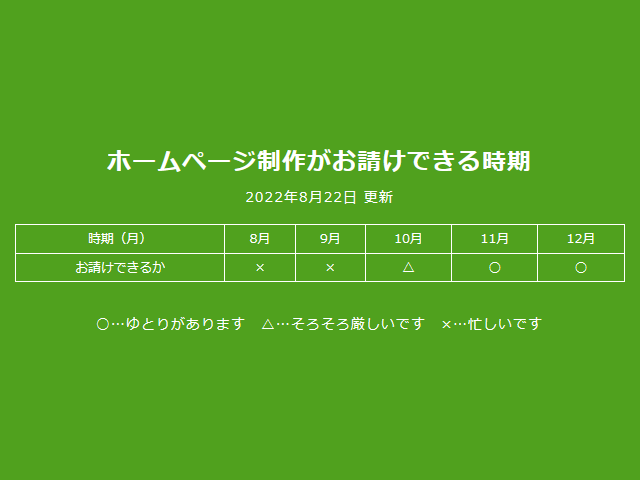 ストップしていたお仕事のご相談も徐々に再開してきました