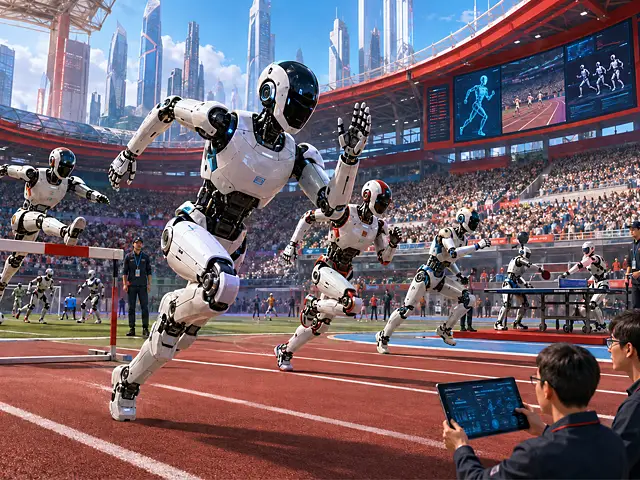 人間型ロボットが100メートル走の人類世界記録を抜いた
